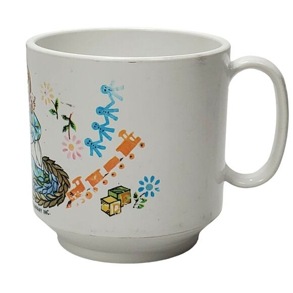 Raggedy Ann And Andy Plastic Mug 1969 The Bobbs-Merrill Company - Picture 4 of 7